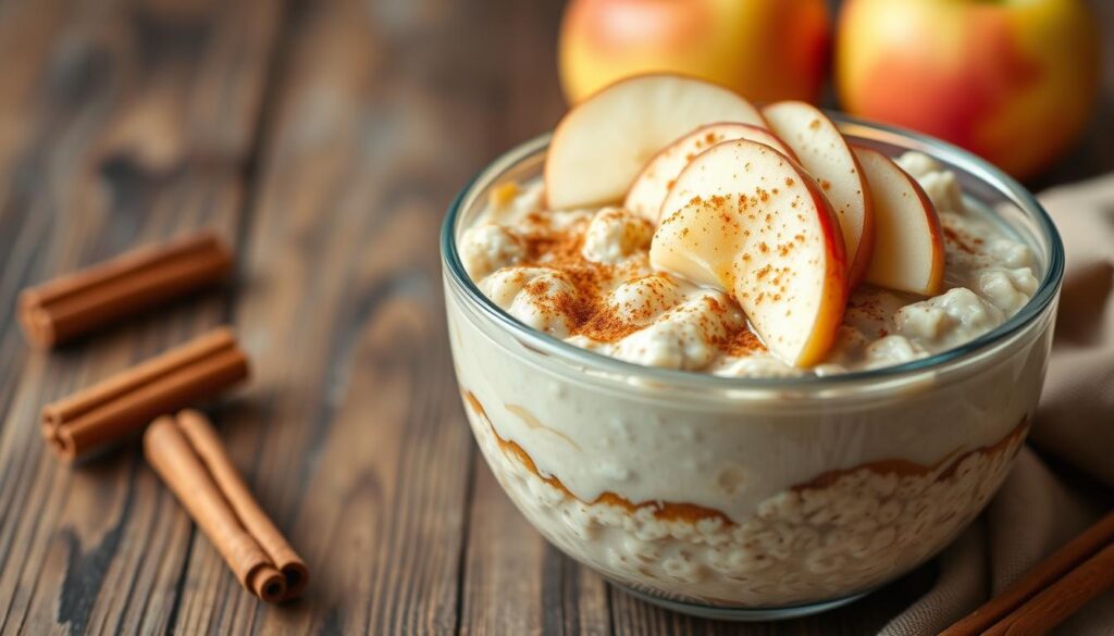 apple cinnamon overnight oats amber