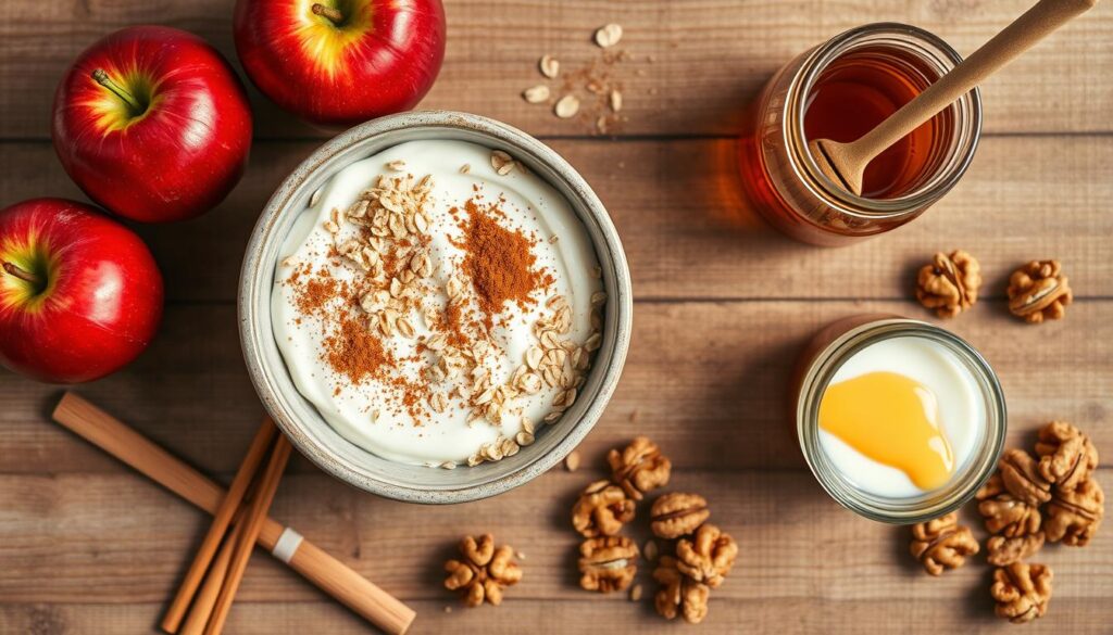 apple cinnamon overnight oats ingredients