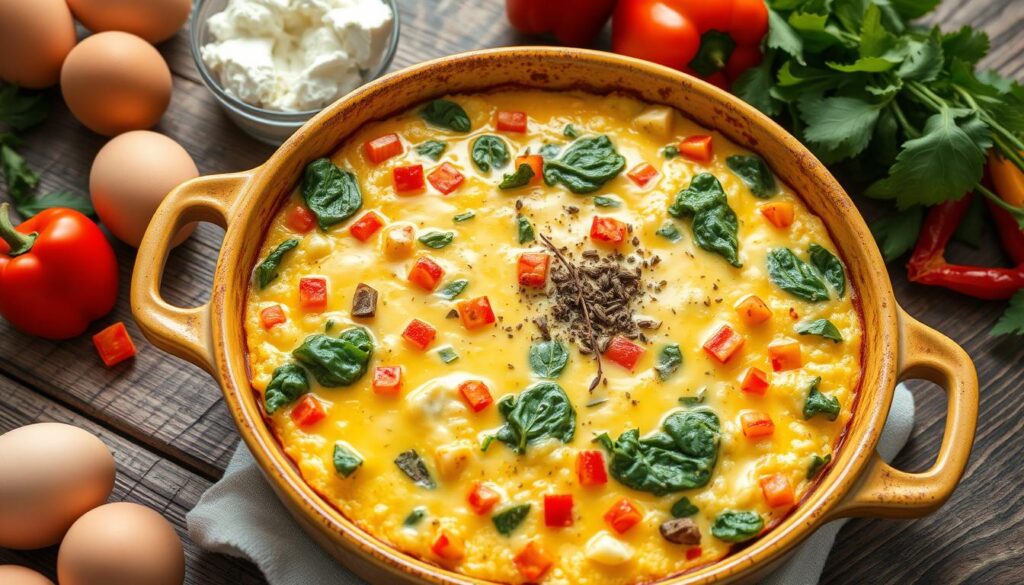 cottage cheese egg bake