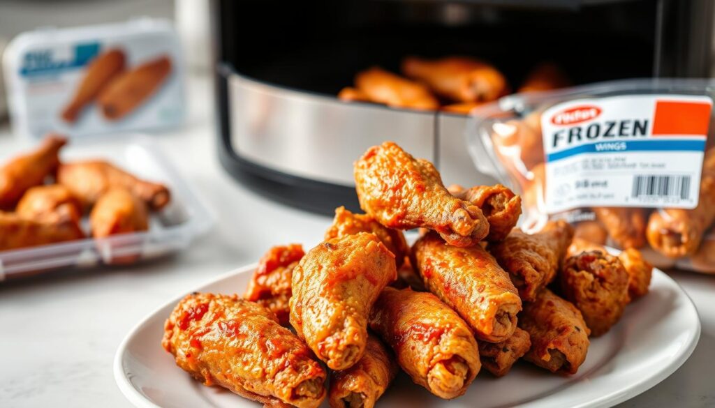 crispy frozen wings air fryer