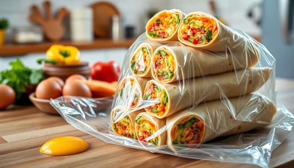 freezer-friendly breakfast burritos