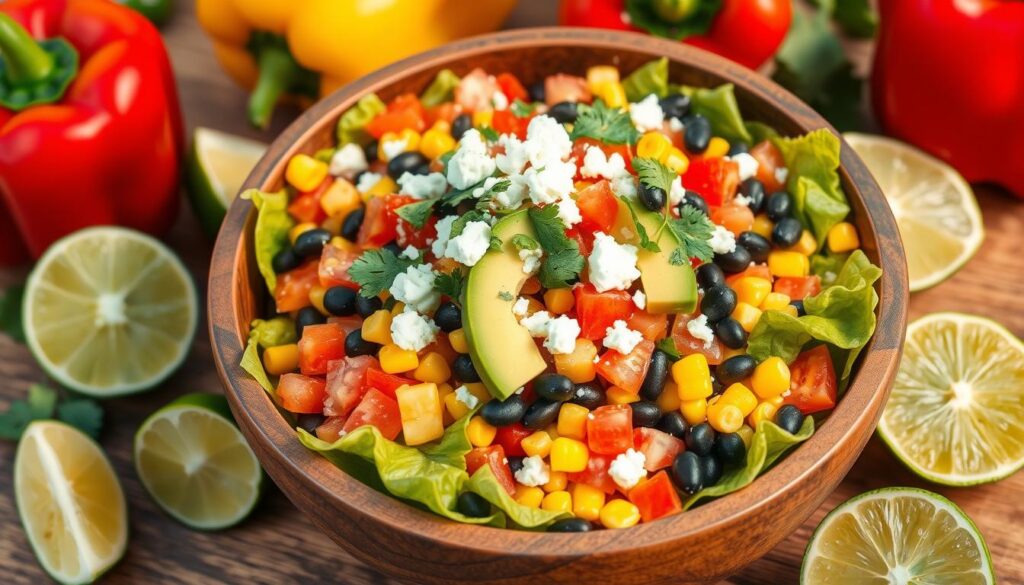 gluten-free Mexican taco salad