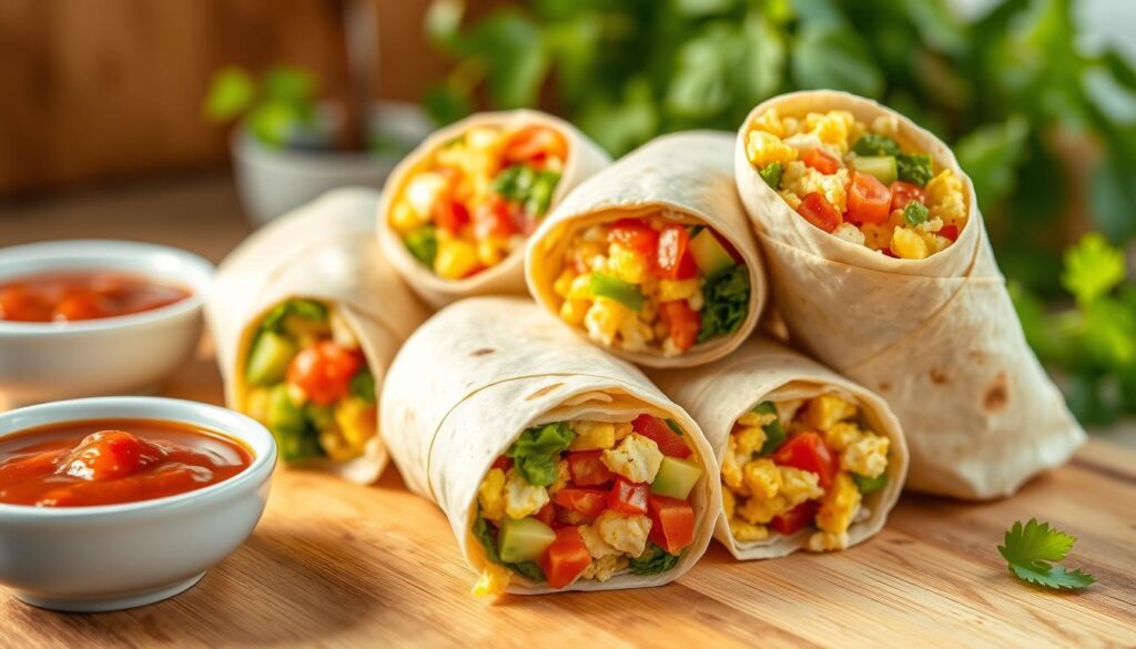 grab-and-go breakfast burritos