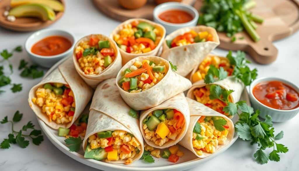 meal prep breakfast burritos