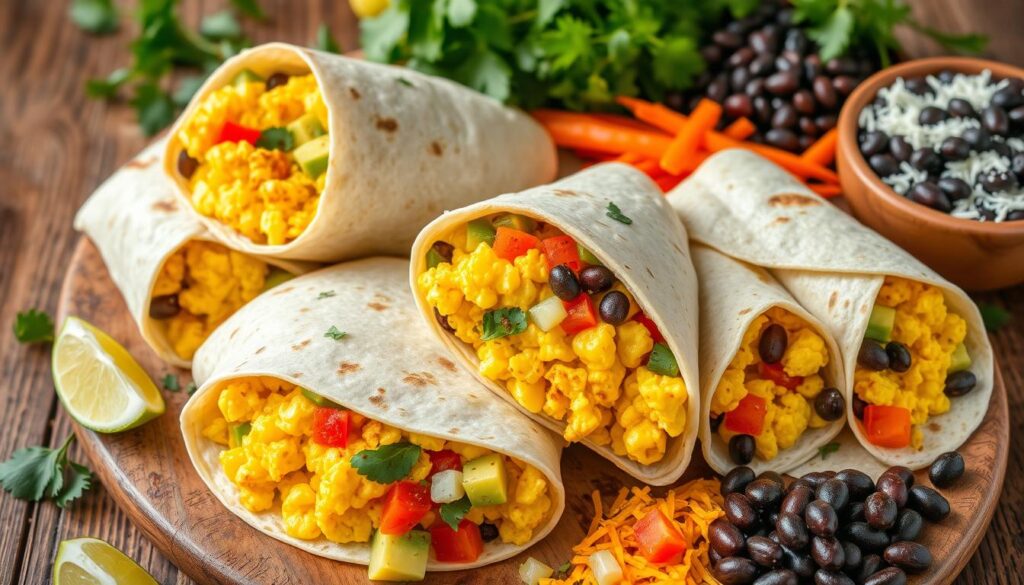 protein-packed breakfast burritos